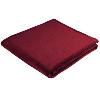Biederlack Überwurf „Velvet Red“ 150 × 200 cm