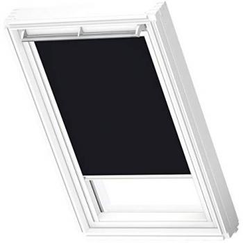 VELUX DKL 3009SWL Verdunkelungsrollo – ohne Bohren, schwarz mit Griffleiste