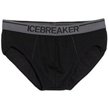 Slip Anatomico Icebreaker Uomo in Merino Nero