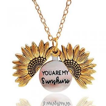 Pendentif tournesol pour filles