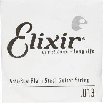 Elixir 13013 Anti-Rust Plain Steel .013 Single String