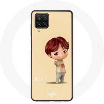 Coque in silicone per Samsung Galaxy A12 BTS TinyTAN Animazione Suga