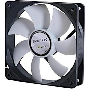 Ventilador de bajo ruido Gelid 12 TC para caja de ordenador