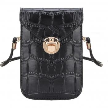 Crocodile Leather Shoulder Bag for Women
