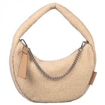 Sac à main en mouton synthétique avec chaîne Femme TOM TAILOR