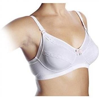 Chicco Mammy Reggiseno Allattamento Post-Gravidanza, Cotone, Taglia 6D, Colore Bianco