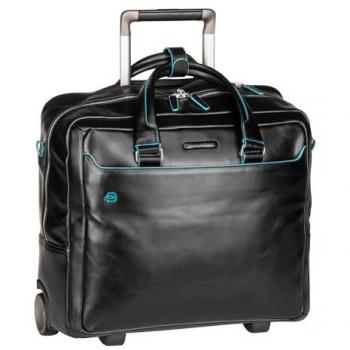 Piquadro Blue Square 2-Rollen Aktentasche aus Leder