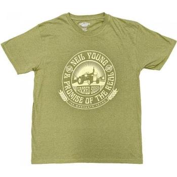 T‑shirt unisex “Tractor Seal” verde Neil Young