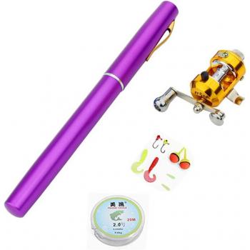 Compact Fishing Rod with Soft Bait