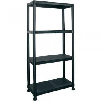 Tier Plastic Shelving Unit for Home Storage