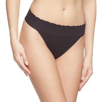 CALIDA Hüftslip Iconics Damen (1‑Stück) – Schwarzer Lycra‑Tanga