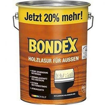 Lasure Acajou pour Bois Extérieur Bondex 4,8 L