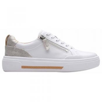 Classic Silver Leather Sneakers