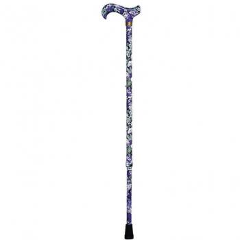 Muletilla Extensible De Aluminio Completo Flores Morada 418