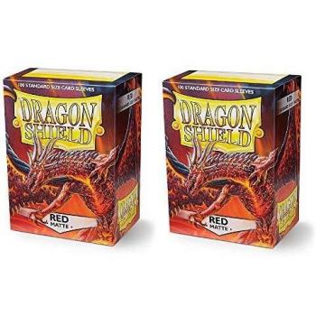 Dragon Shield Standard Sleeves (Matte Red)