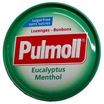 Pulmoll pastilles pour la gorge à base d'eucalyptus et de menthol, 75 g