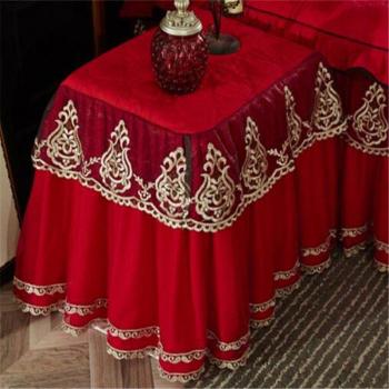 Mesita de Noche Decorativa con Mantel 50x60