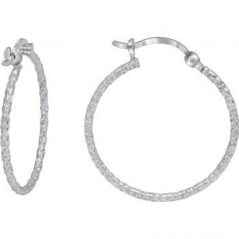 Firetti Creolen »Diamantierte Ohrstecker Silber«