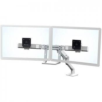Ergotron HX Dual Monitor Desk Mount White