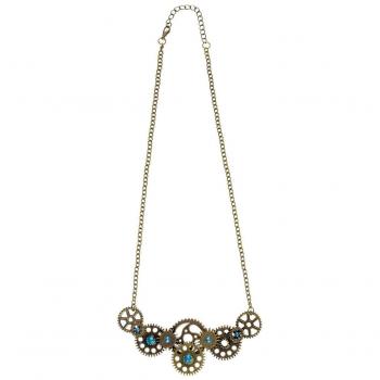 Cyber-Steampunk-Räderwerk-Schmuck: Kostüm‑Halsband – Boland 54511