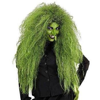 WIDMANN Parrucca Verde per Adulti, Stile Madre Natura