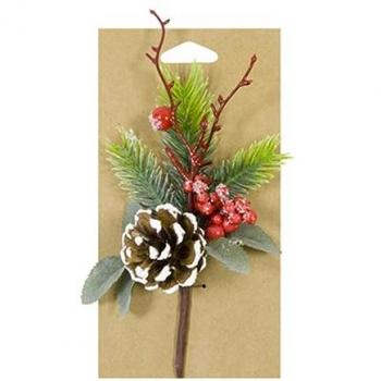 Déco Sapin Pomme de Pin & Baies