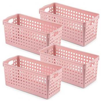 Set 4c Cestas Atlas Rosa – Ordenación Rectangular Nº1