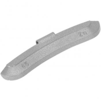 SEALEY WWSH45 Wheel Weight 45g Hammer-On Zinc for Steel Wheels Pack of 50