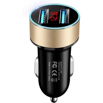 LCD Dual USB Auto Ladegerät 3,1A für Zigarettenanzünder