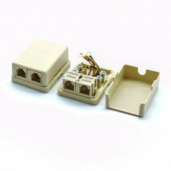 Connecteur Passthrough 6P4C droit