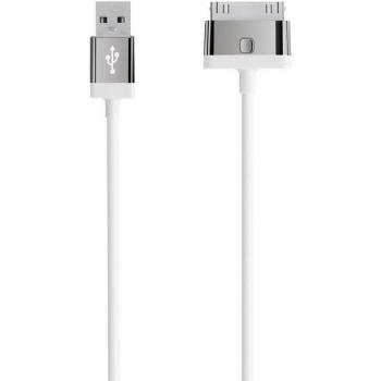 Cable de sincronización Belkin MixIt 30 Pines, 1.2 m, Blanco