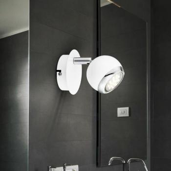 Moderne LED Wandlampe in Kugel-Design