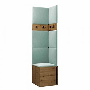 Meuble d'entrée Hartford 347, design moderne en Chêne Artisan