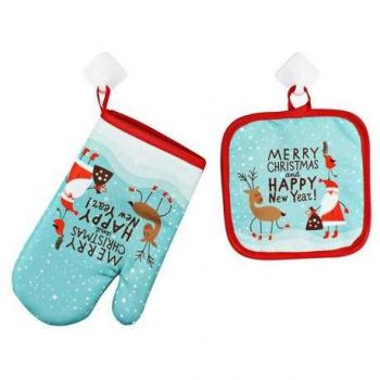 Holiday Kitchen Mitts & Heat Resistant Pads