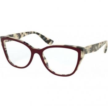 Miu Miu Damen Rechteckige Brille Bordeaux (Modell MU04SV 03E1O1)