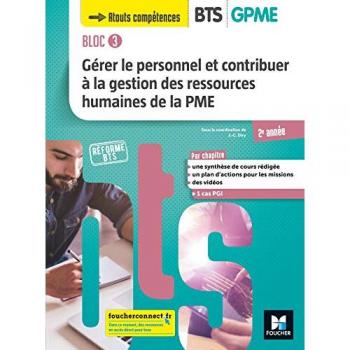 Gérer le personnel et contribuer à la GRH de la PME BTS GPME 2e année Bloc 3 : Manuel de l'élève