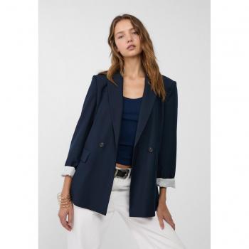 Eleganter Marineblauer Blazer von Stradivarius