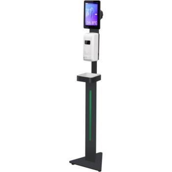 Dispensador de Gel Automático com Display e Medidor de Temperatura