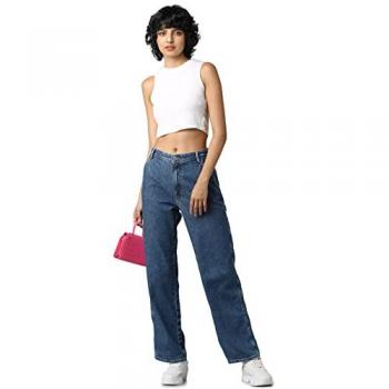 Denim Flared Large – West Carpenter Bleu Moyen