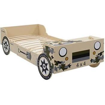 Camouflage-Outdoor-Kinderbett 90x200 cm mit Bettrahmen