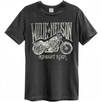 Maglia Amplificata Uomo Willie Nelson Midnight Rider XS Carbone