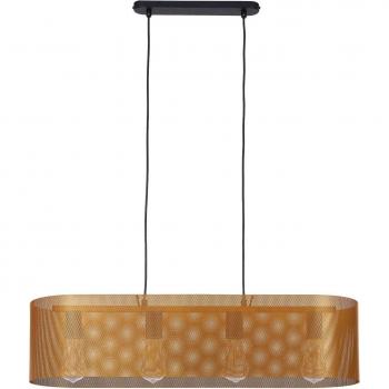 Plafonnier Euluna Zofia 82 cm en or