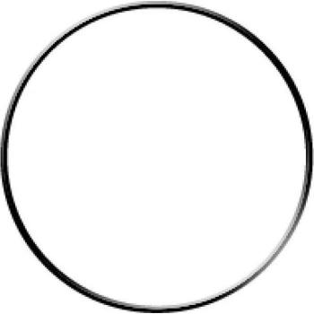 Kupfer‑Bronze Lampenarmaturrahmen – 35 cm, rund, Creative Seed