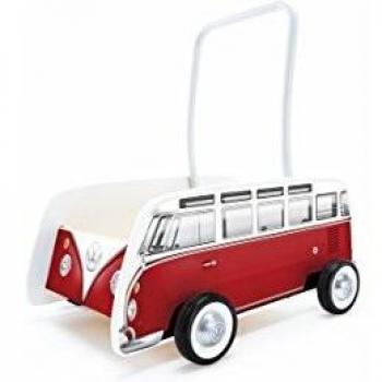 Hape Andador bus clásico T1 rojo