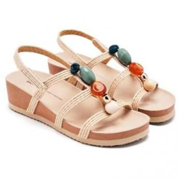 Women’s Gioseppo Rantoul Sandals – Natural, UK 7