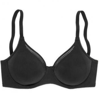 Nuance BH T-Shirt Schwarz 100D, microfaser‑Cup