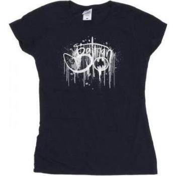 DC Comics Women's Batman Paint Splatter Graphic T-Shirt