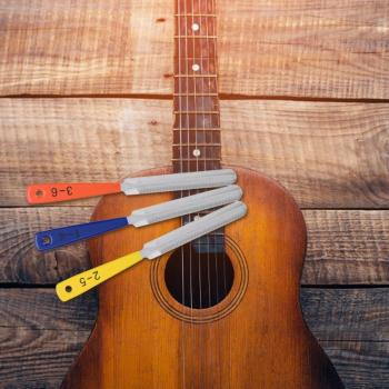 Double-Edged Nut Files for Guitar and Banjo Setup