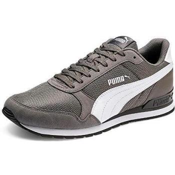 PUMA Unisex ST Runner v2 Mesh Sneaker, Charcoal Gray, 40 EU