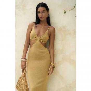Vestito Roccia Renata con design a limone sul davanti, M/L